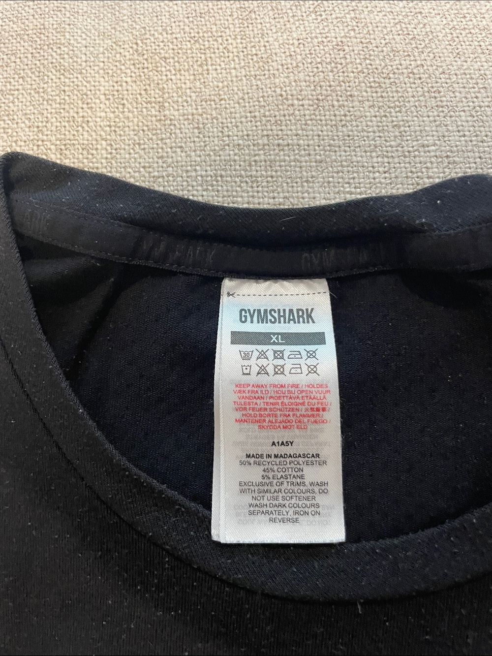Men’s Gymshark BOLD DROP ARM TANK - Picture 2 of 3